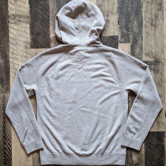 Vince Bird’s Eye Raglan Sleeve Wool & Cashmere Hoodie - Picture 3 of 7